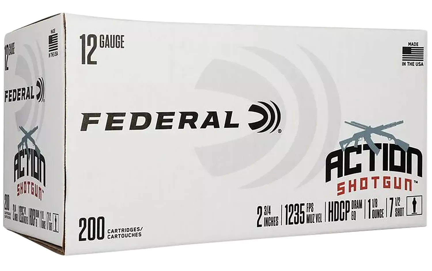 Federal Ammunition 12 Gauge, 200-Round Box