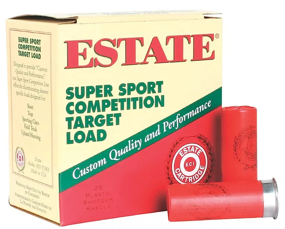Federal Ammunition Estate 12 Gauge #8 Grain Shot, 25-Round Box