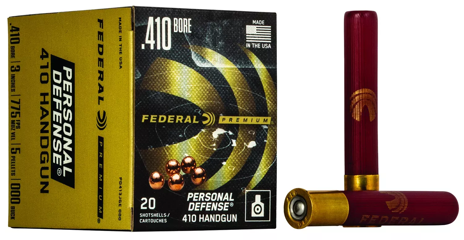 Federal Ammunition Federal Premium .410 Bore 000 Buck Grain Buckshot, 20-Round Box