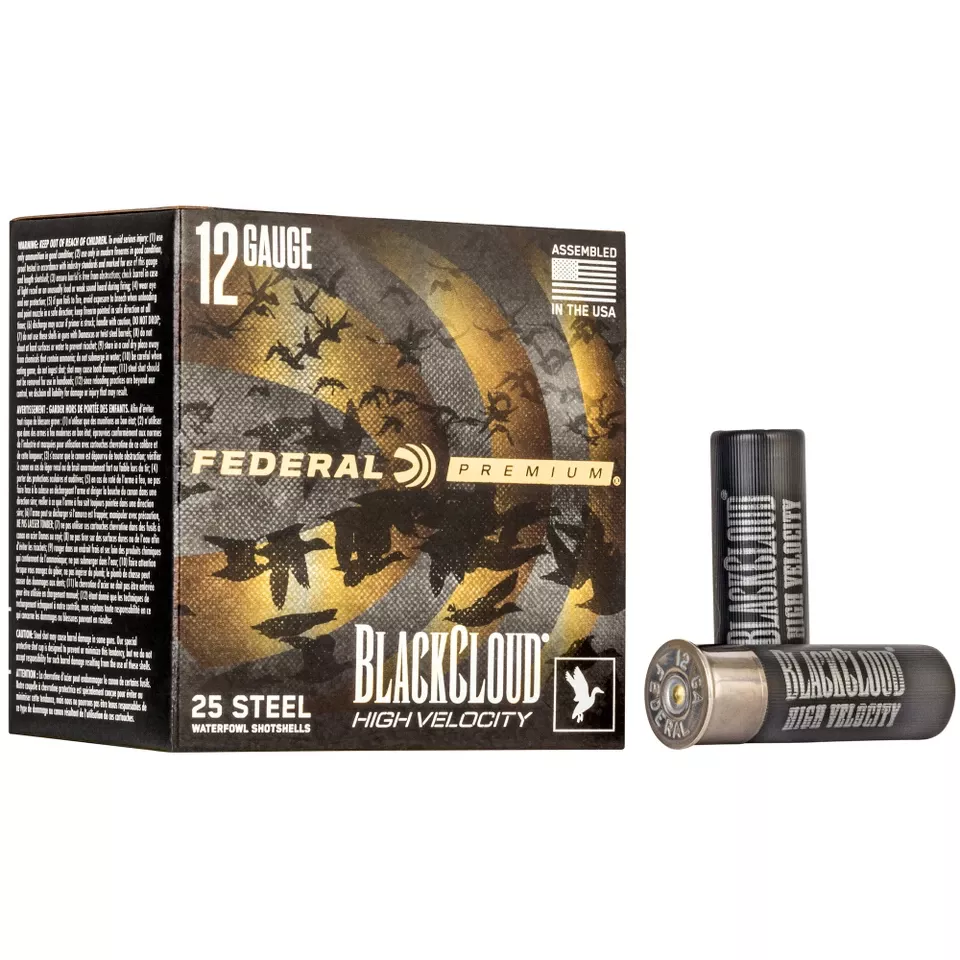 Federal Black Cloud 12 Gauge 3" #3 High Velocity 25/250