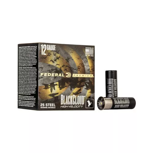 Federal Black Cloud 12 Gauge Shotshell Ammunition, 3 Inch, 1635 FPS, 1 1/8 Ounce, #3 Shot – 25 Cartridge Box ( 25 / 1 )