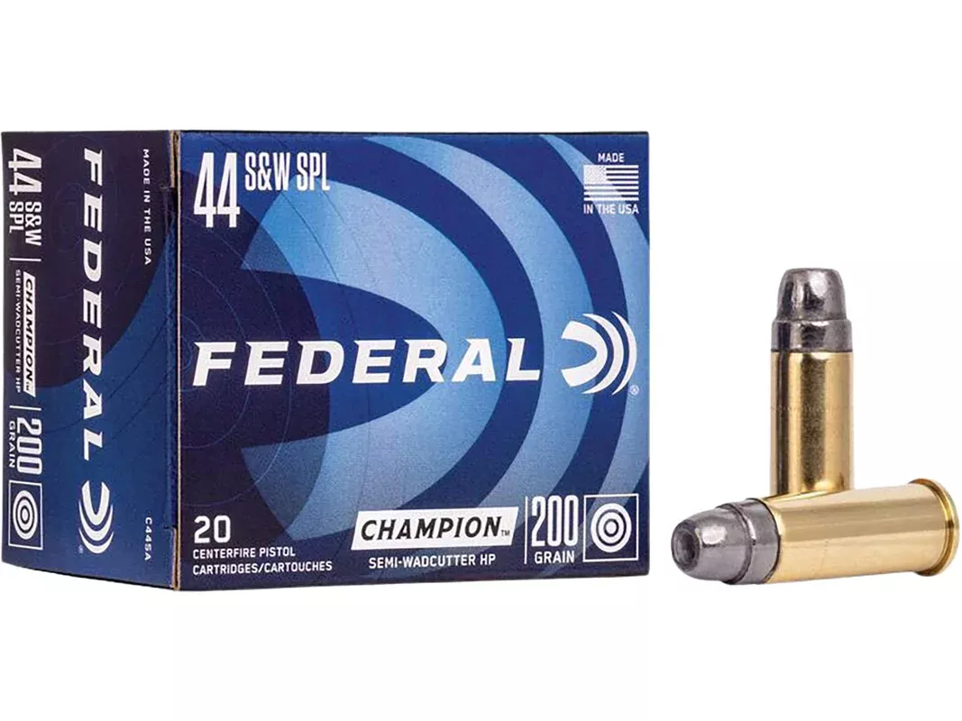 Federal Champion 44 Special Ammo 200 Grain Semi-Wadcutter Box of 20