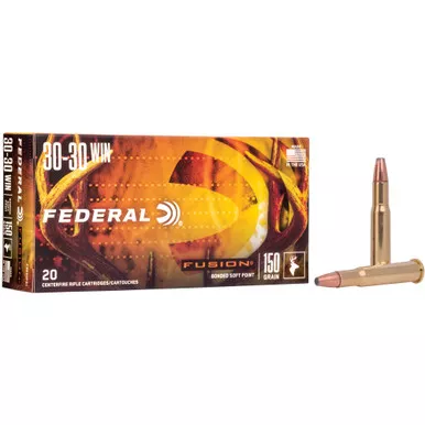 Federal Fusion, 30-30, 150 Grain, Flat Soft Point, 20 Round Box F3030FS1