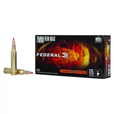 Federal Fusion - 7MM Remington Magnum, 175Gr, Polymer Tip, 20-Round Box