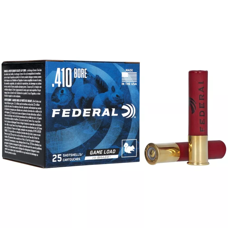 Federal Game-Shok High Brass 410 Gauge 2.5" #6 Shot 25 Rounds/250 Rounds Case