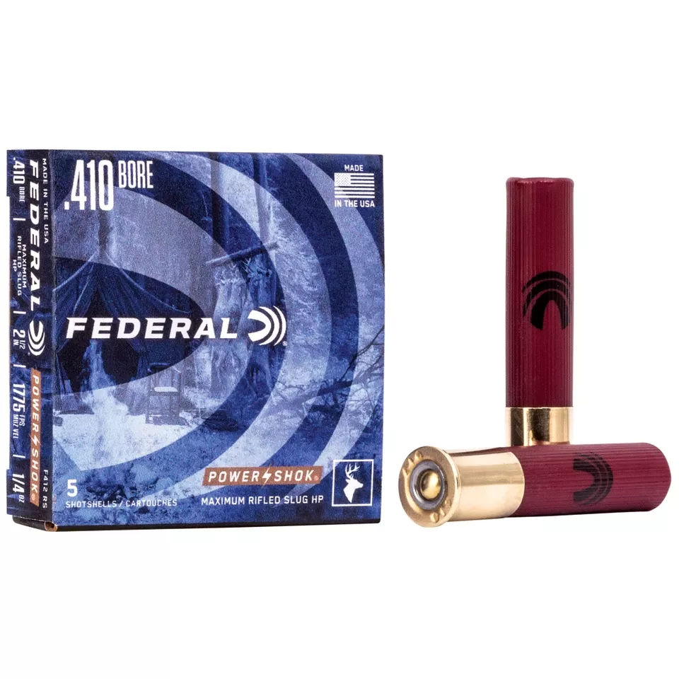 Federal Power-Shok 410 Gauge 2.5" Max Rifle Slug 5/250