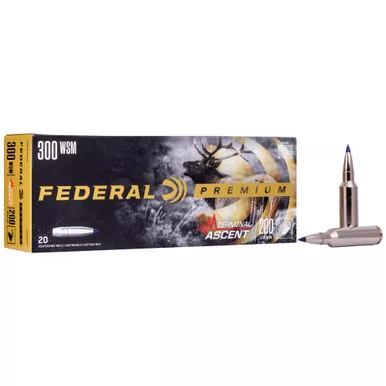 Federal Premium, 300WSM, 200 Grain, Terminal Ascent, 20 Round Box P300WSMTA1