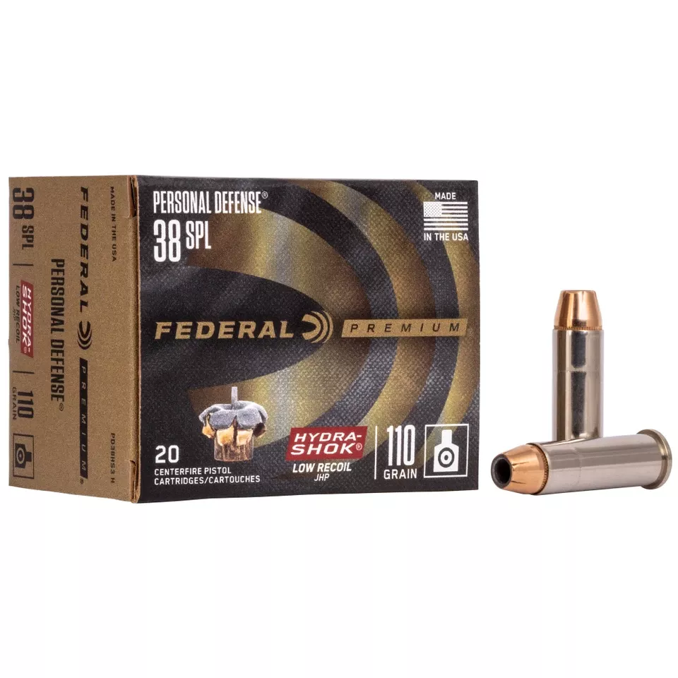 Federal Premium Hydra-Shok .38 Special 110 Grain 20/200