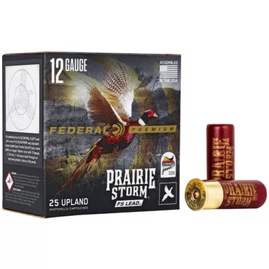 Federal Premium, Prairie Storm, 12 Gauge 2.75", FS Lead, #6, 1 1/4 oz, 25 Round Box PFX154FS6