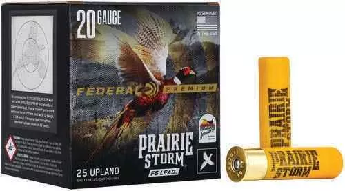 Federal Premium Prairie Storm 20 Gauge 3" FS Lead #5 Shot 1-1/4 oz 25 Round Ammunition