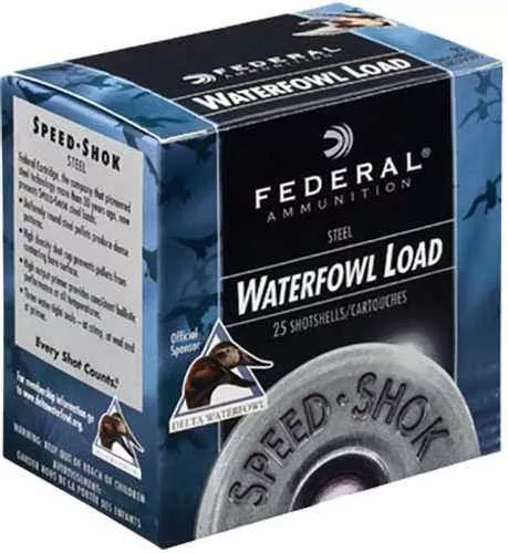 Federal Speed-Shok 10 Gauge 3 1/2" 1-1/2 oz 1450 fps BBB Shot Ammo 25 Round Box