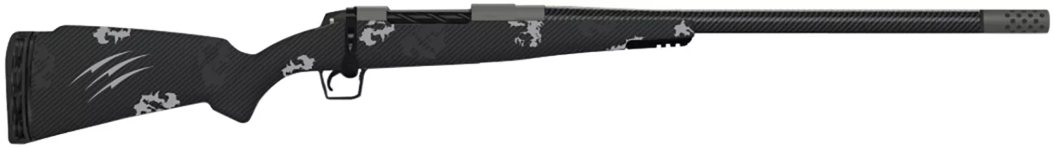 Fierce Firearms TROG300PRC20GP CT Rogue300 PRC 3+1 20" Carbon Fiber Barrel, Glacier Cerakote Titanium Rec, Phantom Camo Rogue Stock