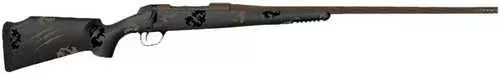 Fierce Firearms TWTROG7PRC22BT Twisted TI Rogue 7mm PRC 22" Black Cerakote Steel Threaded Barrel, Black Cerakote Drilled & Tapped Titanium Receiver, LR Negative Comb Trophy Camo Carbon Fiber Stock