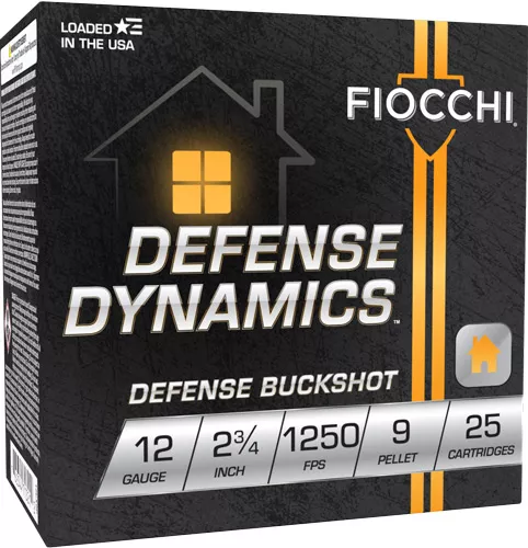 FIOCCHI 12GA 2.75″ #1 BUCK – 25RD 10BX/CS