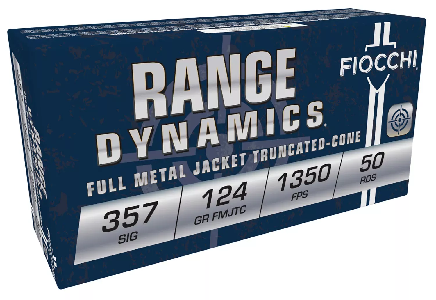 Fiocchi .357 SIG 124 GR Full metal jacket, 50-Round Box