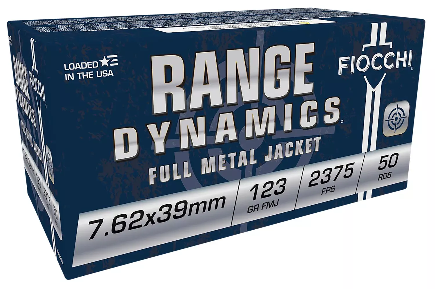 Fiocchi 7.62 x 39mm 123 gr Full metal jacket, 50-Round Box