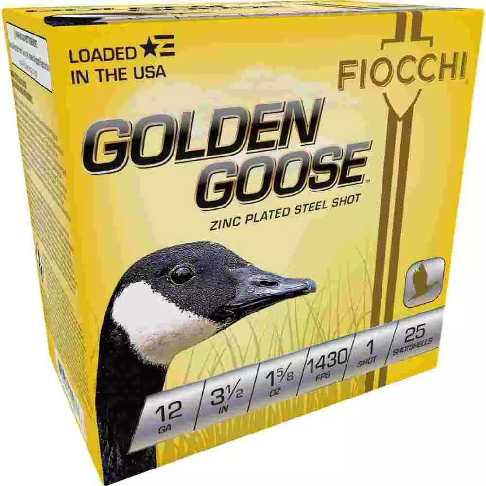 Fiocchi Golden Goose Shotshells 12ga 3 1/2″ 1-5/8oz1430fps #1 25/ct