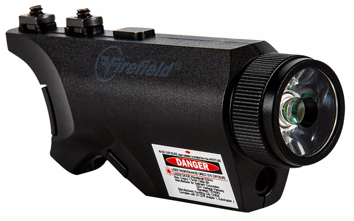 Firefield FF35011K Rival XL Foregrip Flashlight Green Laser ComboMatte Black 75/150 Lumens White LED Light