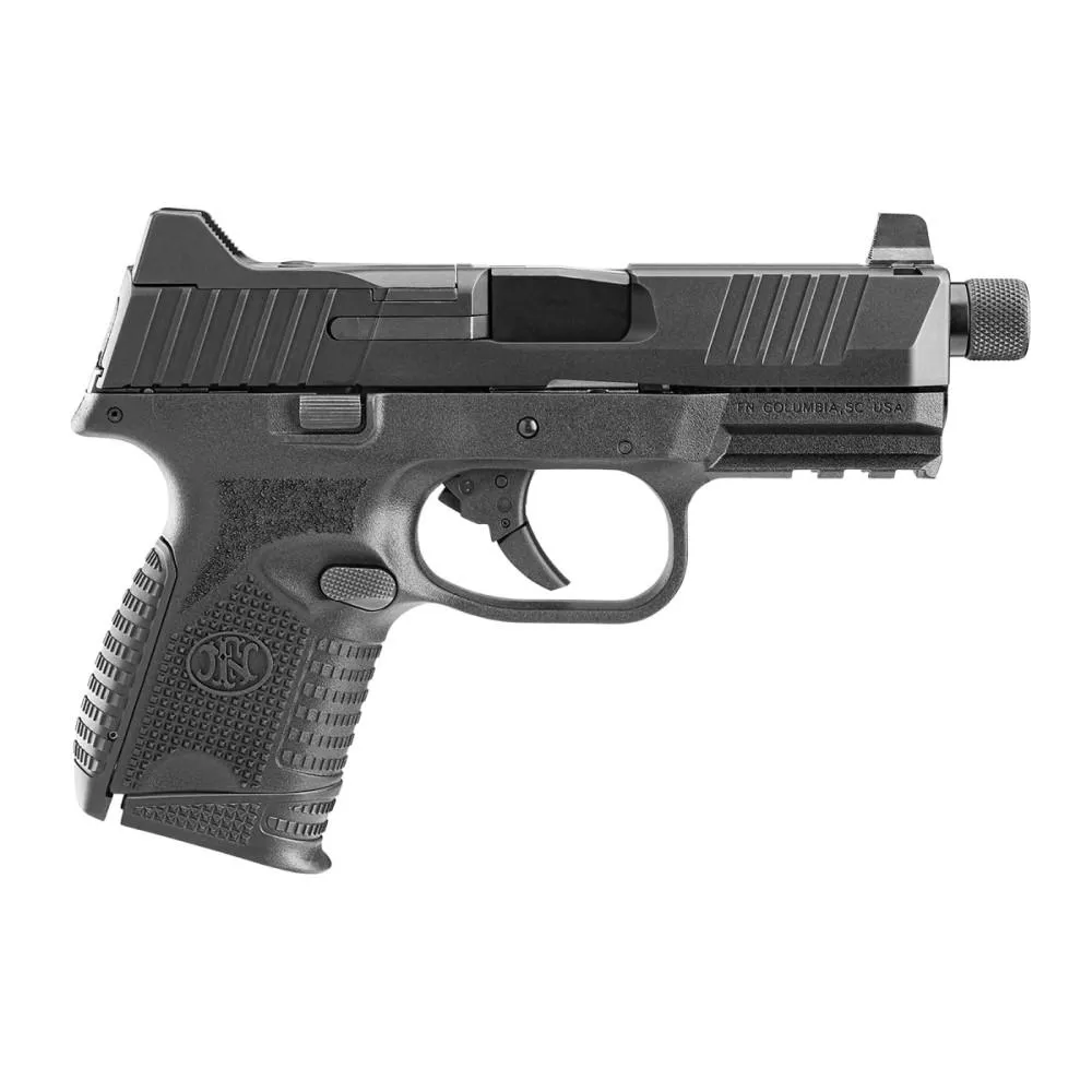 FN 509 Compact Tactical Handgun 9mm Luger 12rd & 24rd Magazines (2) 4.32″ Barrel Black