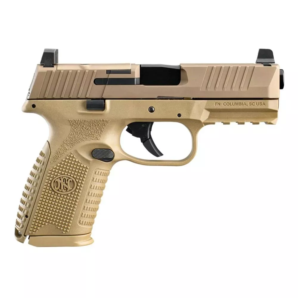 FN 509 Midsize MRD Handgun 9mm Luger 10rd Magazines (2) 4 Barrel FDE NMS