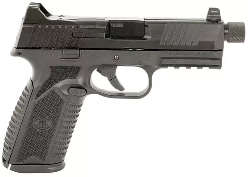 FN 510 Tactical Handgun 10mm 10rd Magazines (2) 4.71 Threaded Barrel Black NMS Night Sights
