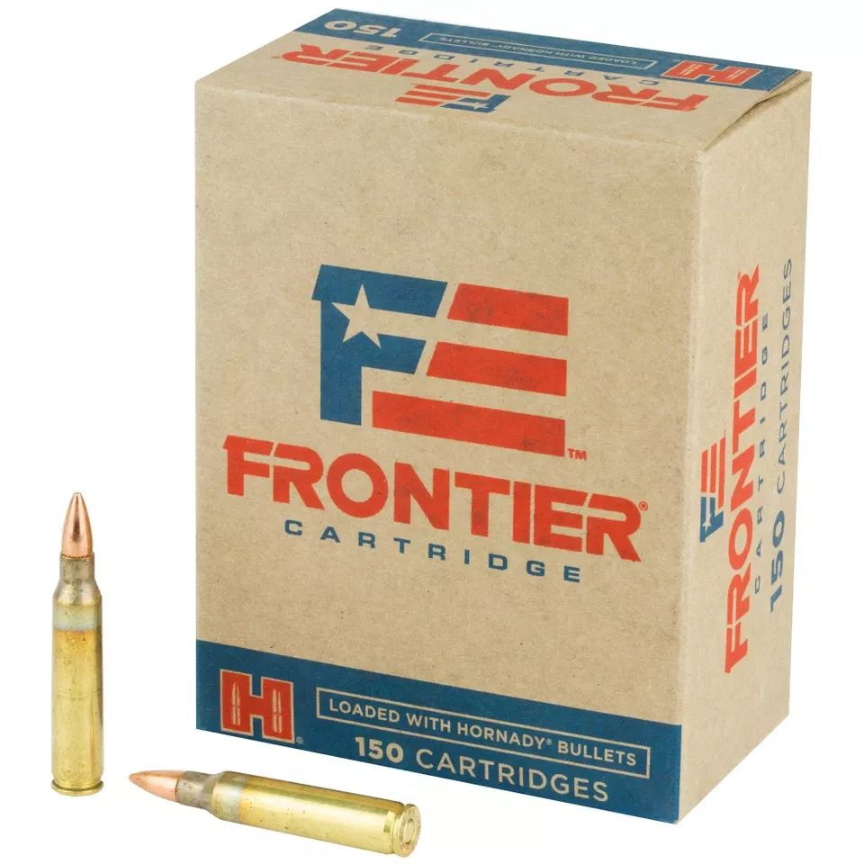 FRONTIER 5.56 NATO 55 Grain FM193 Ammunition - 150 Rounds/1200 Rounds Bulk Pack