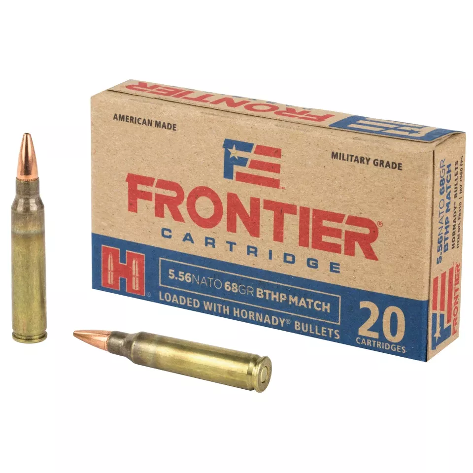 FRONTIER 5.56 NATO 68 GR BTHP MATCH 20/5 Rounds
