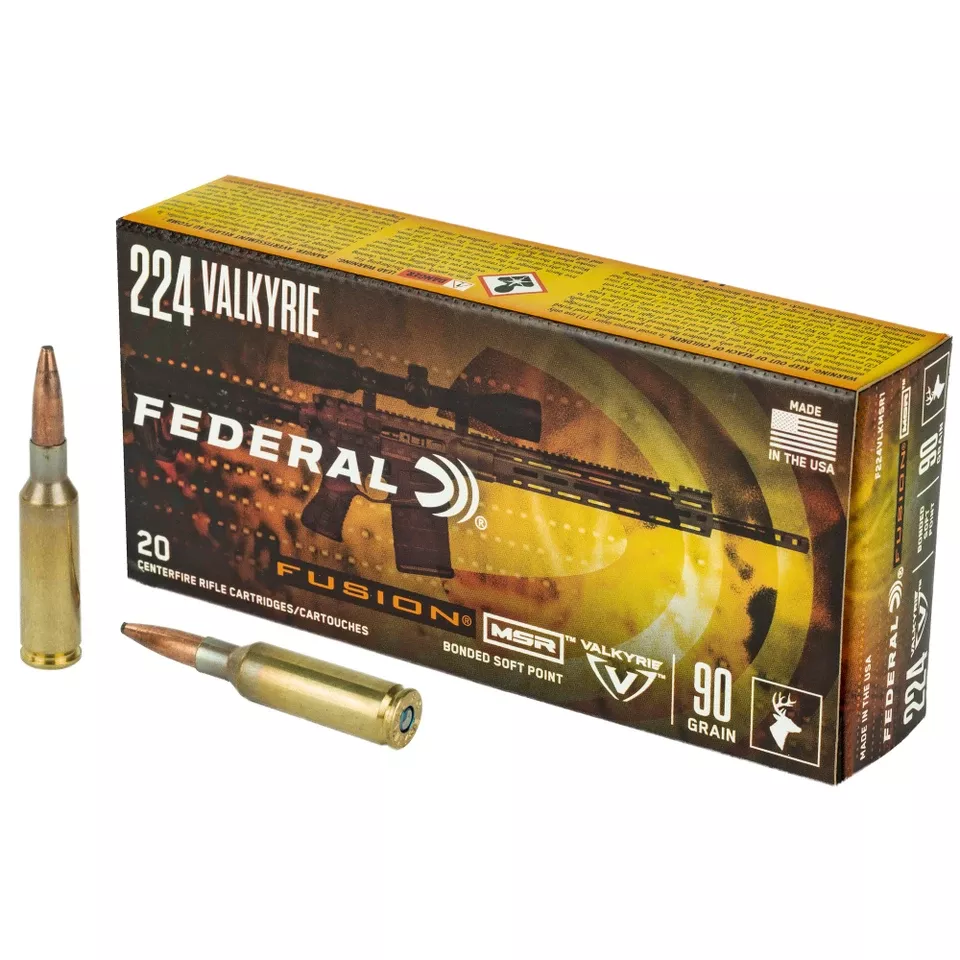 FUSION 224VLK 90GR Ammunition - 20 Rounds/200 Rounds