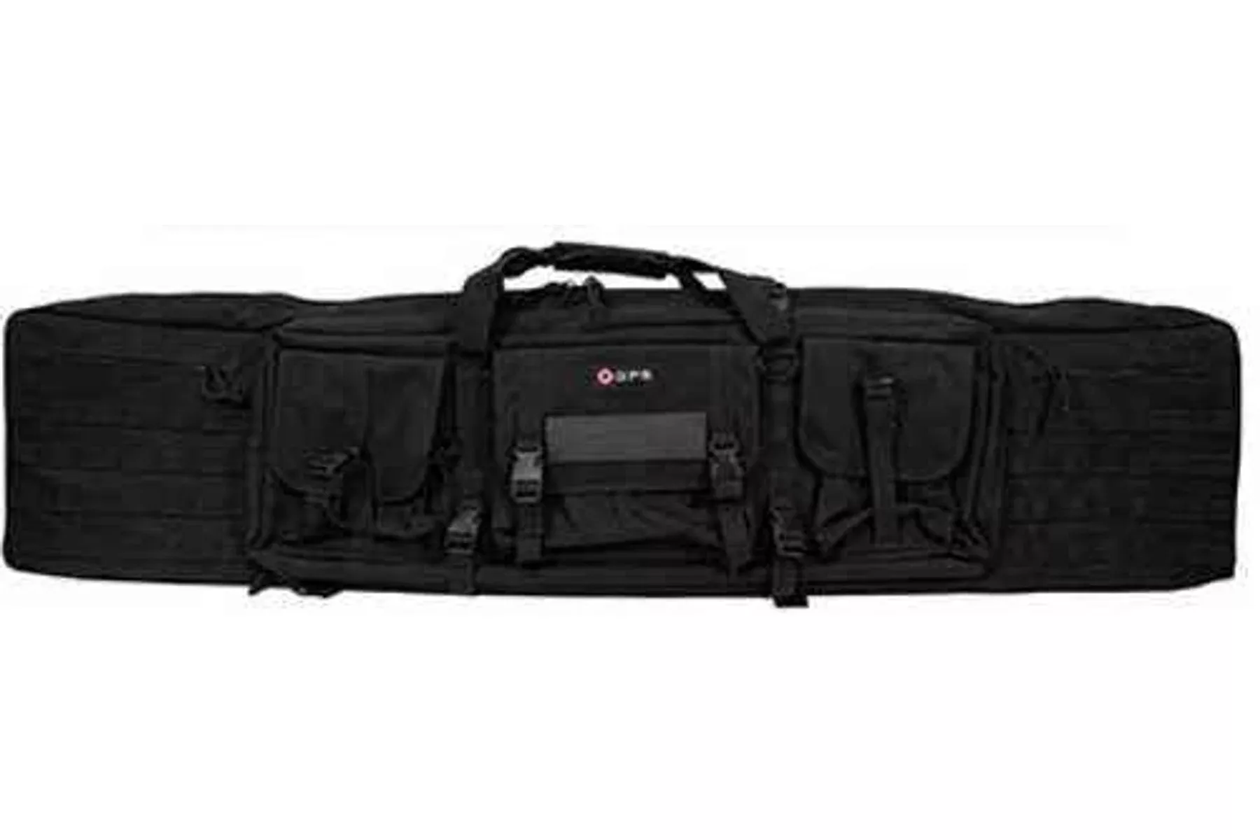 G-Outdoors Inc. Tactical Double Rifle Case Black 55" 600 Denier PolTRUEter GPS-DRC55