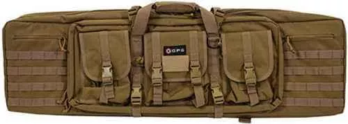 G-Outdoors Inc. Tactical Double Rifle Case Flat Dark Earth 42" 600 Denier PolTRUEter GPS-DRC42-FDE