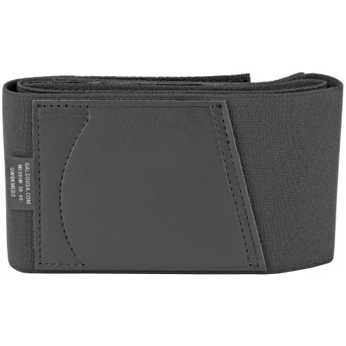 Galco UWBKMED2 UnderWraps 2.0 Black Medium LeatherNylon Handgun UPC: 601299017887
