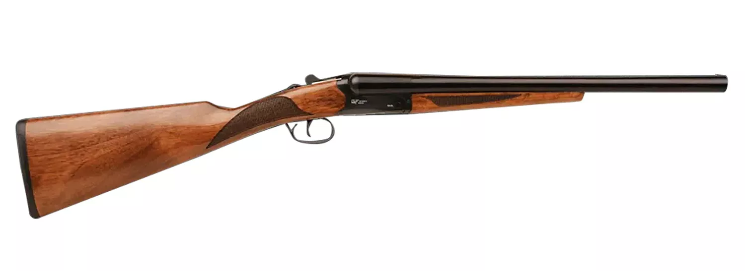 Gforce Arms GF12SXS20 Pancho12 Gauge Break Open 2rd 20" Side By Side Barrel, Fixed Walnut Stock
