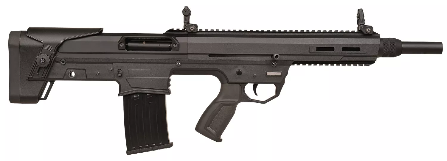 Gforce Arms GFBP12NS GFBP12 Gauge Semi-Auto 3" 5+1 18.50" Black Black Picatinny Rail Aluminum Receiver, Black Bullpup w/Pistol Grip, Aluminum Stock, Black Rubber Grip