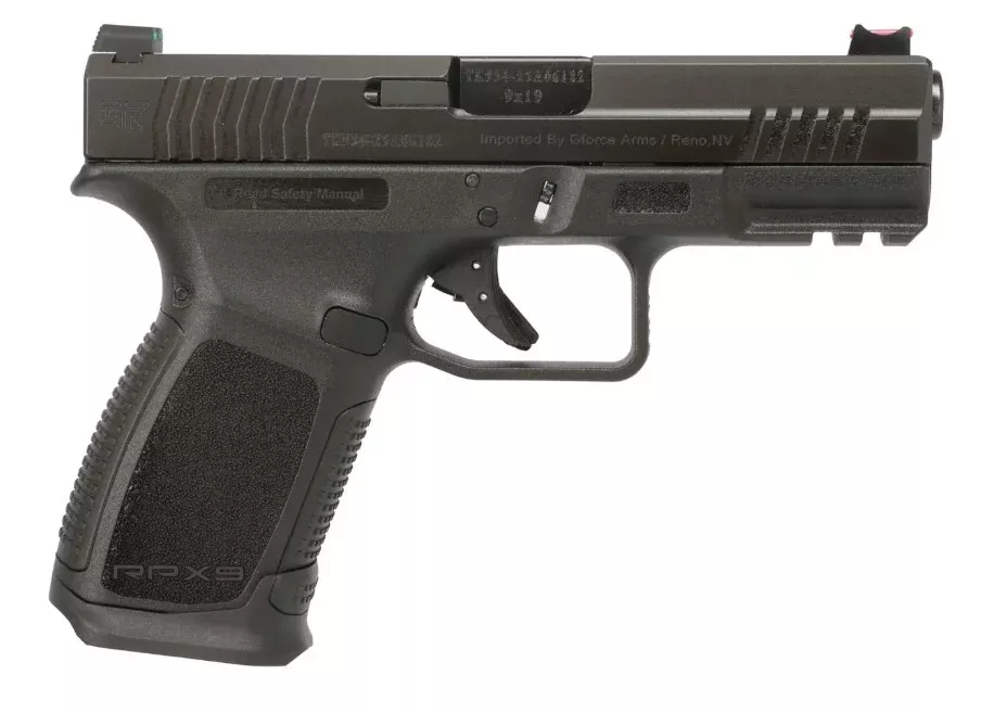 GFORCE ARMS RPX3C9 9MM 4″ BLK FULL 15+1