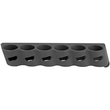 GG&G, Inc. Side Saddle Shell Holder | Fits Mossberg 500 | 590 12 Gauge | Angle Facilitates Bottom Loading of the Magazine Tube and Top Loading of the Chamber | Black Finish | GGG-1515