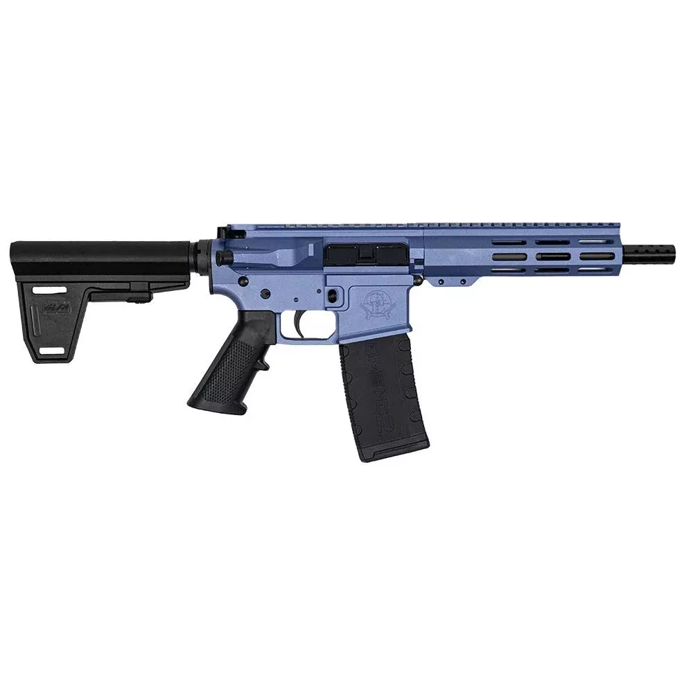 GLFA 223 Wylde Braced Pistol .223 Wylde 30rd Magazine 7.5″ Nitride Barrel Wild Orchid Finish