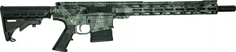 Glfa AR10 Rifle 308 Bundle 16″ – W/ 5 Knives Lichen Grey