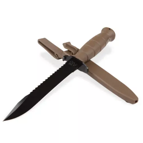 Glock Knife w/ Root Saw & Sheath -Flat Dark Earth