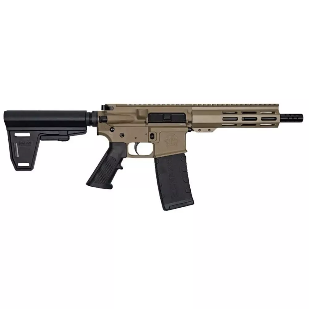Great Lakes AR-15 Pistol .223 Wylde 30RD Magazine 7.5″ Barrel FDE