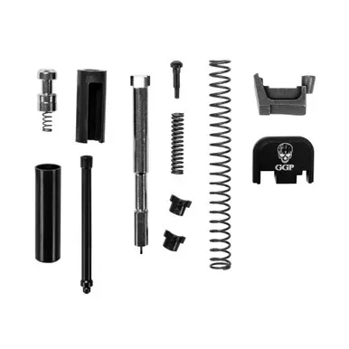 Grey Ghost Precision Slide Completion Kit for G17 | G19 | G26 | G34 | Gen 1-4 | Minus Recoil Rod Assembly | GGP-SCK-G17G19