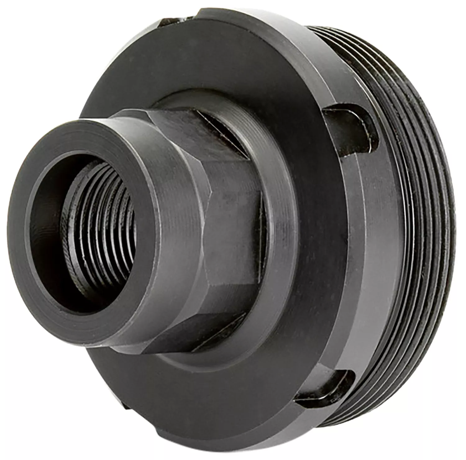 Griffin Armament DT1375X24-5/8X24Thread Adapter 5/8"x24 17-4 Stainless Steel Nitride Black