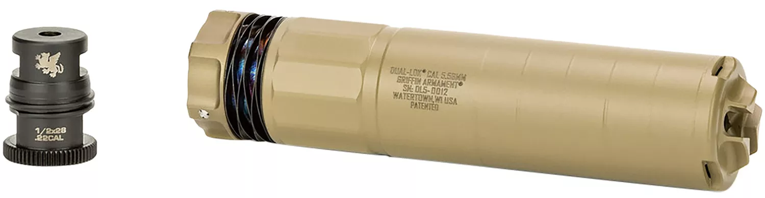 Griffin Armament GADL556FDEW Dual-Lok22/5.56 Flat Dark Earth 17-4 PH Stainless Steel