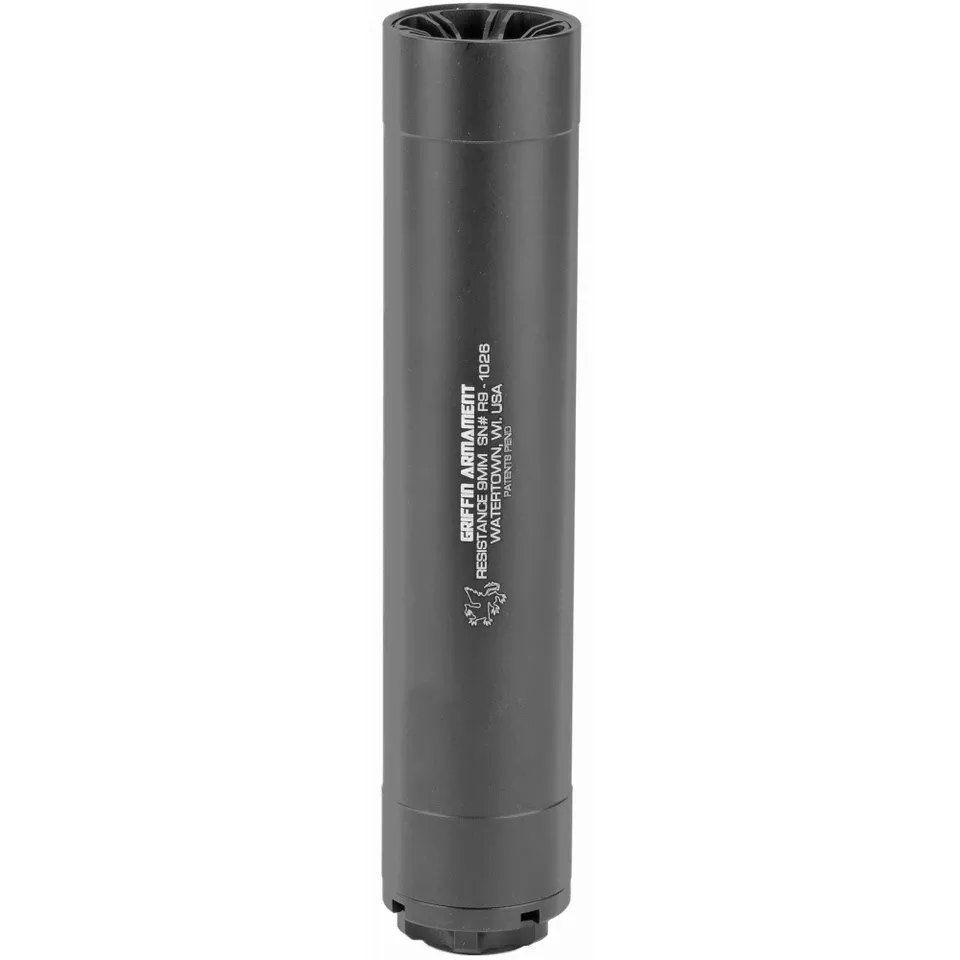 GRIFFIN RESISTANCE 9 SUPPRESSOR 9MM BLACK