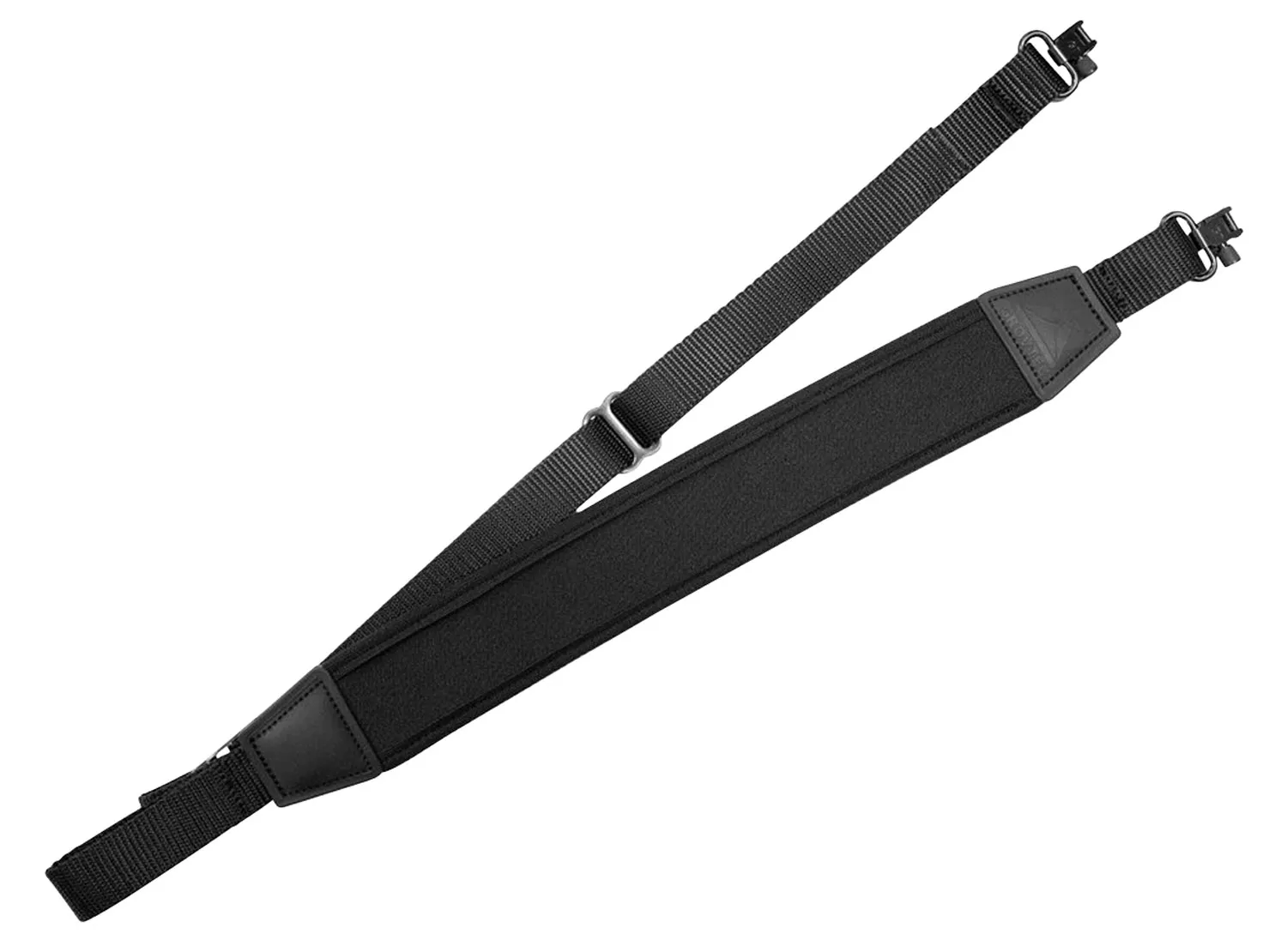 GrovTec US Inc GTSL121 FLEXBlack Elastic w/Neoprene Strap Adjustable Padded Rifle/Shotgun