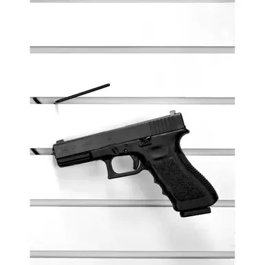 Gun Storage Solutions Slatwall Snipers | Vinyl Coated | Fits Guns As Small As .22 Caliber | 10-Pack | Attaches To Front Of Shelf | Black | SNPR10RT
