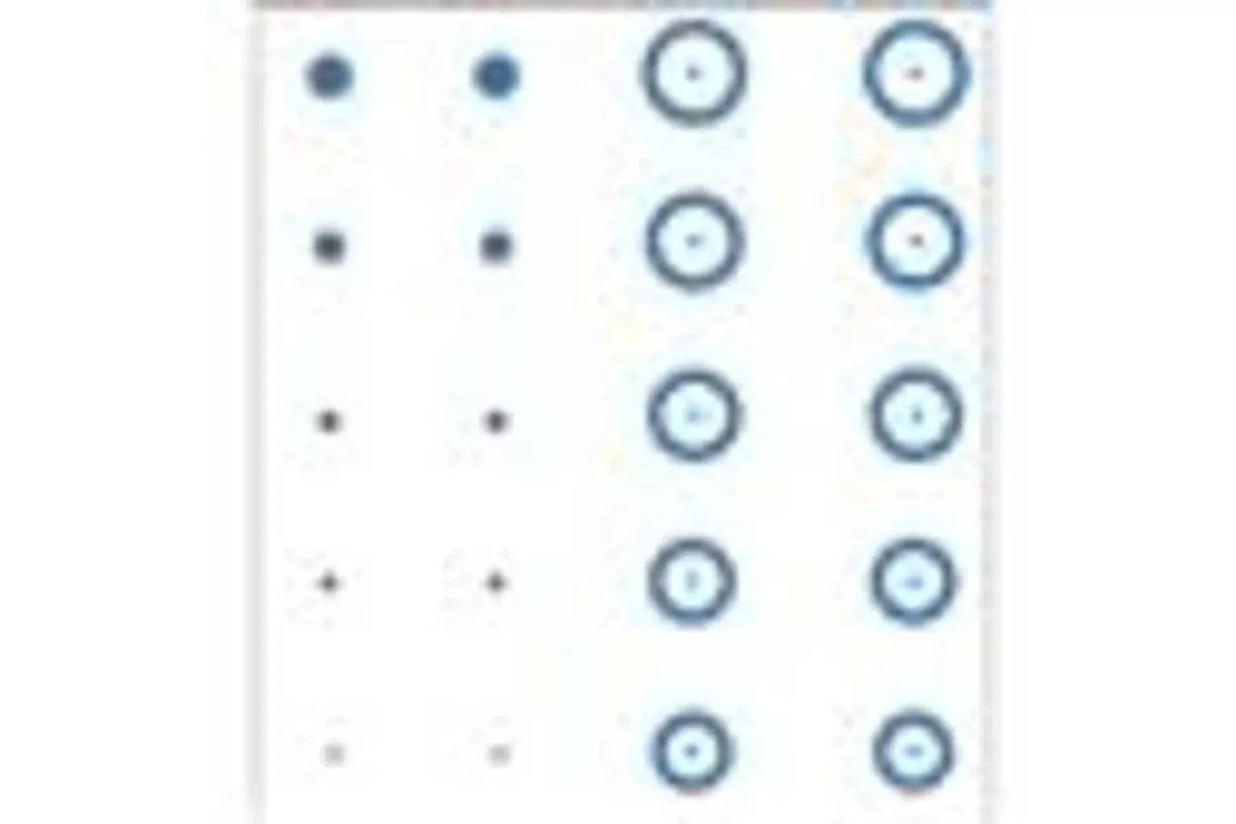 Gunstar Pro Series Chubbie Reticle Set Blue