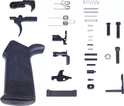 Guntec Complete Lower Parts – Kit AR10 W/ Ergonomic Grip