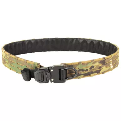 Haley Strategic Partners D3 Outer Belt Snake Bite, 1/2" Molle Row Compatible, Cobra D-Ring Snakebite Buckle, X-Large 41"-44", Black, Includes (1) Outer Belt, (1) Mandible Angled Molle Strap, (1) Mandible Vertical Molle Strap 2 Pack