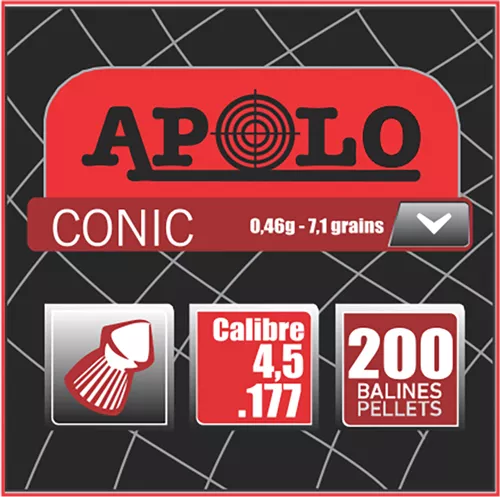 HATSAN APOLO 177 CONIC 7.1GR – 200 PACK