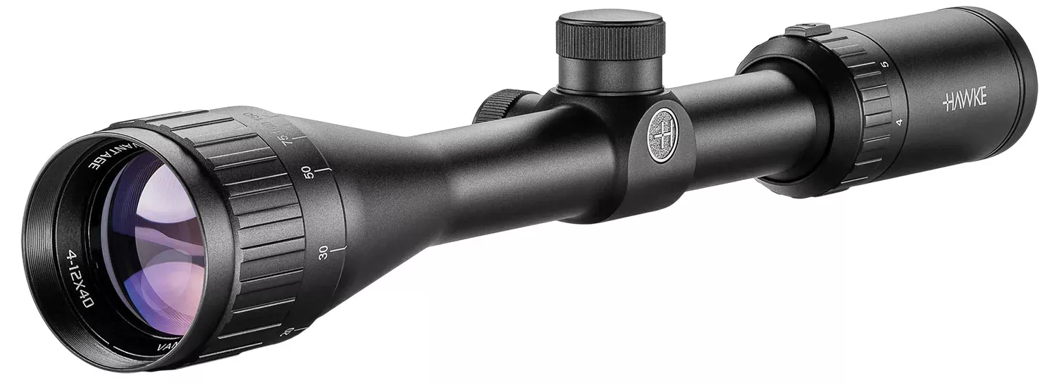 Hawke Sport Optics 14141 Vantage Riflescope Black 4-12X40MM 1″ Tube Mil-Dot Reticle